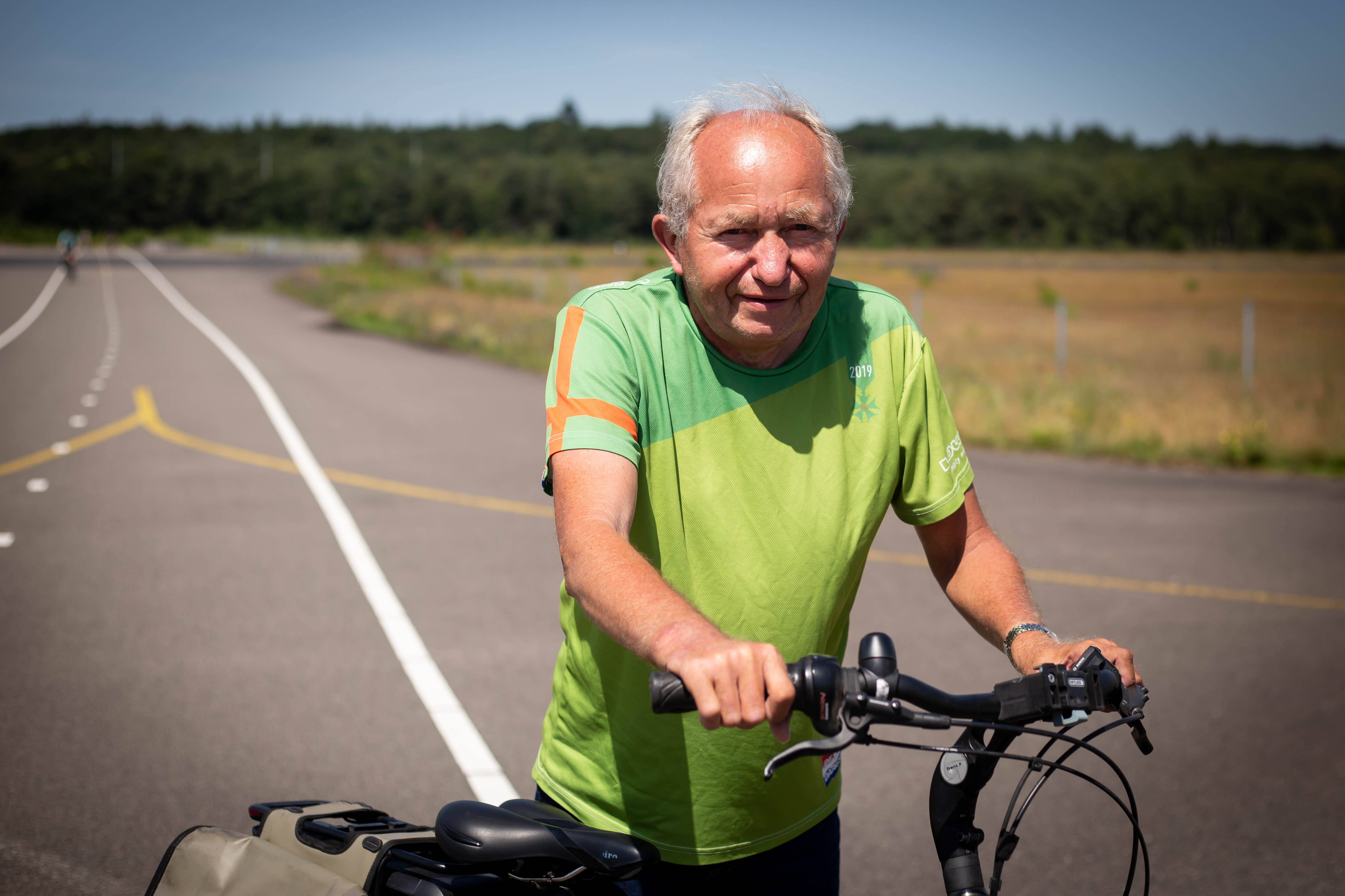 Jaap en zijn fiets.